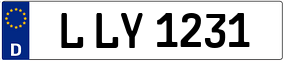 Truck License Plate
